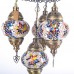 Authentic 4-Piece Ceiling Pendant Chandelier Mosaic Lamp Open Set Sultan